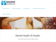 Tablet Screenshot of prescottmentalhealth.org